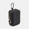 Vintage Leather Key Coin Pouch with Hook Compact Wallet Case