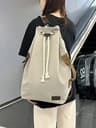 Retro Canvas Bucket Backpack Gym  Travel Bag For Men 4