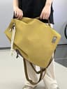 Retro Canvas Bucket Backpack Gym  Travel Bag For Men 6