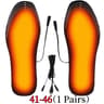 USB Rechargeable Heated Insoles Customizable Electric Heated Shoe Pads For Winter Skiing Hiking Out