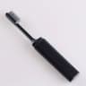 Folding Charcoal Travel Toothbrush, Compact, Portable, & Hygienic Toothbrush Ideal for Camping, Hiking & On-the-Go Oral