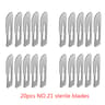 Carbon Steel Surgical Blades for Phone Repair, Carving, Eyebrow Grooming, Animal Care & Scalpel Knife Precision Cutter