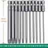 Magnetic Torx Bit Set S2 Steel Star Security Screwdriver Set for Shark Vacuum, Laptop, Phone & Electronics Repair