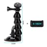Heavy Duty Suction Cup Camera Car Mount With Tripod Adapter and Phone Holder for GoPro Hero & DJI Osmo Action Series
