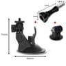 Heavy Duty Suction Cup Camera Car Mount With Tripod Adapter and Phone Holder for GoPro Hero & DJI Osmo Action Series