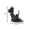 Heavy Duty Suction Cup Camera Car Mount With Tripod Adapter and Phone Holder for GoPro Hero & DJI Osmo Action Series