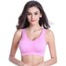 Wireless Seamless Thin Bra, Plus Size Non-Underwire Brassiere for Women Yoga, Sports & Everyday Comfort