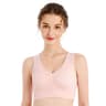 Wireless Seamless Thin Bra, Plus Size Non-Underwire Brassiere for Women Yoga, Sports & Everyday Comfort