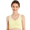 Wireless Seamless Thin Bra, Plus Size Non-Underwire Brassiere for Women Yoga, Sports & Everyday Comfort