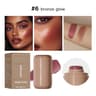Lakerain 3-in-1 Blush Stick – Lasting Brightens Cheek & Lip Gloss, Moisturizing Face Rouge for a Natural Glow (6 Colors)