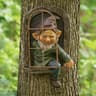 Outdoor Creative Garden Statue Elf Go Out Tree Hug Yard Sculpture For Home Porch  Garden Decoration 7
