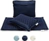 Lotus Spike Acupressure Mat Cushion, Nature Linen Coconut Palm Massage Yoga Mat Sport Pillow with Carry Bag for Stress