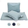 Lotus Spike Acupressure Mat Cushion, Nature Linen Coconut Palm Massage Yoga Mat Sport Pillow with Carry Bag for Stress