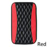 Universal Car Armrest Cover, 1pc Console Box Pad, Black and Red Interior Accessories