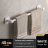 No Drill Towel Holder Wall Mount Bathroom Hand Towel Rack Bathroom Plastic Towel Bar 7