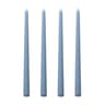 Long Burning Taper Candles, 4 Pack, Dripless Smokeless Unscented, for Home Interior and Valentine's Decor