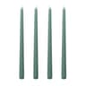 Long Burning Taper Candles, 4 Pack, Dripless Smokeless Unscented, for Home Interior and Valentine's Decor