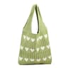 Summer Womens Handmade Knitted Bag Woolen Underarm Shoulder Love Bag 6