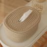 Stylish HandWoven Fabric Tissue Box Holder Washable Multifunctional Storage Lightweight For Face To 4
