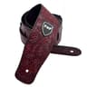 Guitar Strap Genuine Leather Adjustable Soft Embroidered Belt For Classical  Bass Guitars Premium M 7