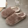 Womens Winter Fur Slippers Soft, Non-Slip, Memory Foam Indoor Shoes for Couples and Kids, Cartoon Cat Design