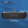 Luxury High Pressure Rainfall Shower Head Adjustable Angles AntiClogging Nozzles WaterSaving Design 4