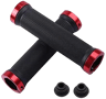 Non Slip Bicycle Handlebar Grips With Alloy Lock Double Aluminum Locking Rubber Grip For Enhanced C 7
