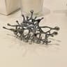 Geometric Claw Clips Women Large Metal Silver Color Fashion Shark Hair Clips Grab Clamps Girls Hair 7