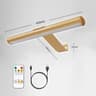 Rechargeable Battery Operated Wall Sconce with Remote Control for Picture & Gallery Lighting