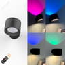 Rechargeable LED Wall Sconce with Remote Touch Control USB Charging Cordless Wall Light