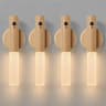 Smart Motion Sensor Night Light Rechargeable LED Magnetic Cabinet Light For Bedroom Kitchen Hallway 10