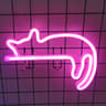 Cute Cat Neon Light LED Wall Decor for Bedroom Kawaii Cat Neon Sign Room Decoration Gift