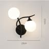 Nordic Wall Lamp Glass Ball Design Modern Bedside Wall Light
