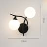 Nordic Wall Lamp Glass Ball Design Modern Bedside Wall Light