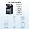Front And Rear Dash Cam With GPS Parking Mode Car Camera Recorder 9