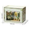 Miniature Doll House Kit Wooden Puzzle Model with Furniture Lighting DIY Craft Gift