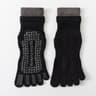 Five Toe Yoga Socks for Women Non Slip Grip Pilates Socks with Breathable Cotton Comfort
