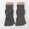 Five Toe Yoga Socks for Women Non Slip Grip Pilates Socks with Breathable Cotton Comfort