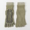 Five Toe Yoga Socks for Women Non Slip Grip Pilates Socks with Breathable Cotton Comfort