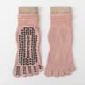 Five Toe Yoga Socks for Women Non Slip Grip Pilates Socks with Breathable Cotton Comfort