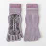 Five Toe Yoga Socks for Women Non Slip Grip Pilates Socks with Breathable Cotton Comfort