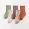 Soft Cotton Baby Socks Pair Set for Boys and Girls Korean Style Everyday Kids Socks