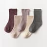 Soft Cotton Baby Socks Pair Set for Boys and Girls Korean Style Everyday Kids Socks