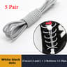 Quick Lock Elastic No Tie Shoelaces for Sneakers and Everyday Shoes