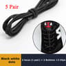 Quick Lock Elastic No Tie Shoelaces for Sneakers and Everyday Shoes