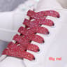 SparkleStep Glitter Shoelaces Colorful Metallic Flat Shoe Laces For Sneakers And Boots 15