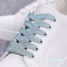 SparkleStep Glitter Shoelaces Colorful Metallic Flat Shoe Laces For Sneakers And Boots 16