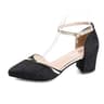Golden Sequin High Heel Sandals for Women Elegant Party and Evening Shoes