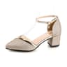 Golden Sequin High Heel Sandals for Women Elegant Party and Evening Shoes