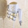 Wall Mount Hair Dryer Holder Spiral Rack Bathroom Organizer 0